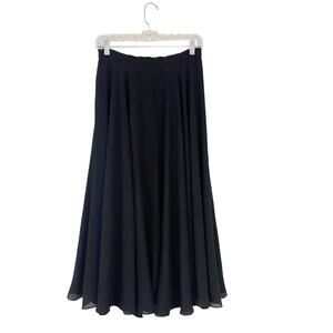 Vintage Morgan Taylor Evening Womens Size 10 Black High Waist Formal Skirt